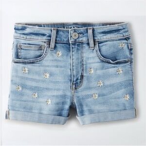 Women's American Eagle High Rise Shortie Daisy Jean Shorts